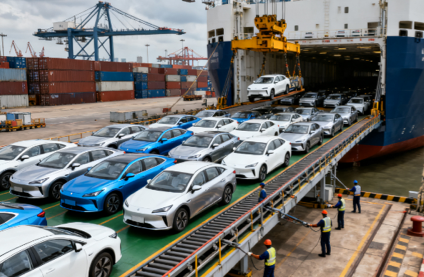 上海港助力中国汽车通过海运出口